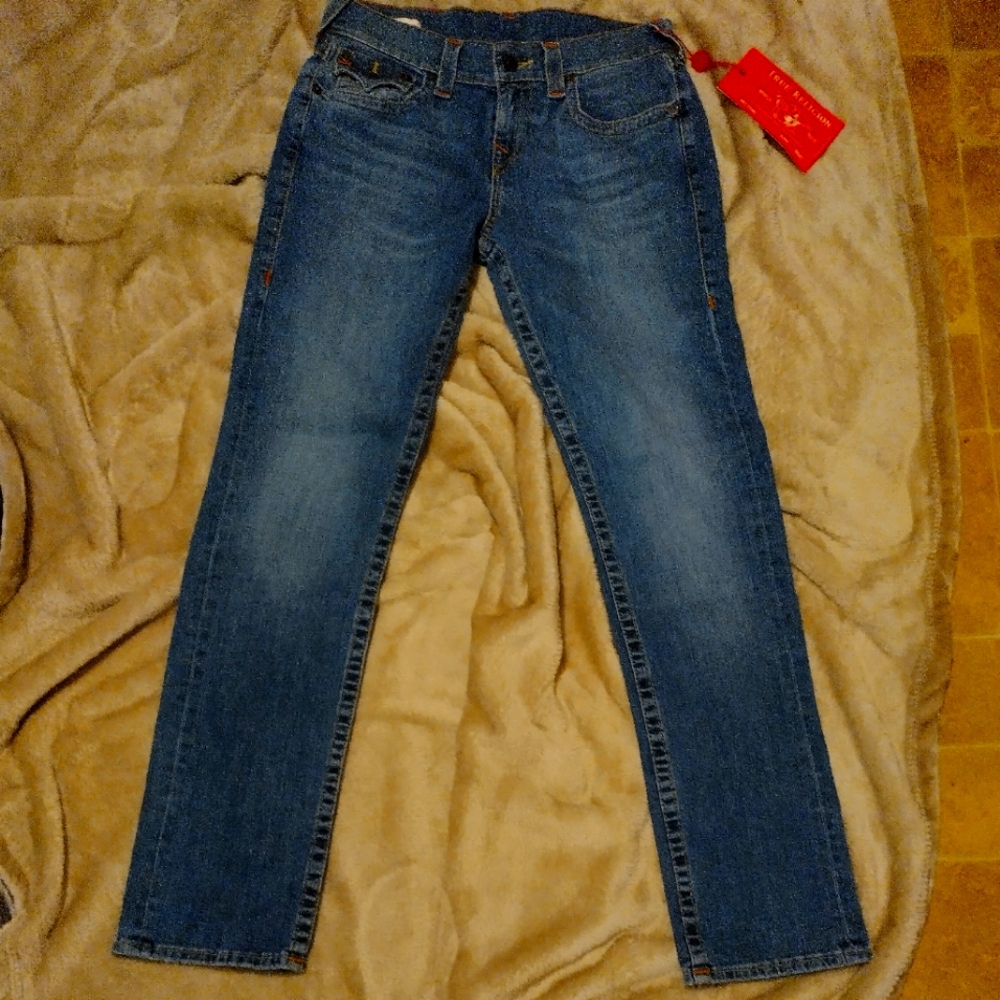 NWT True Religion jeans style Ricky Straight-size 28
